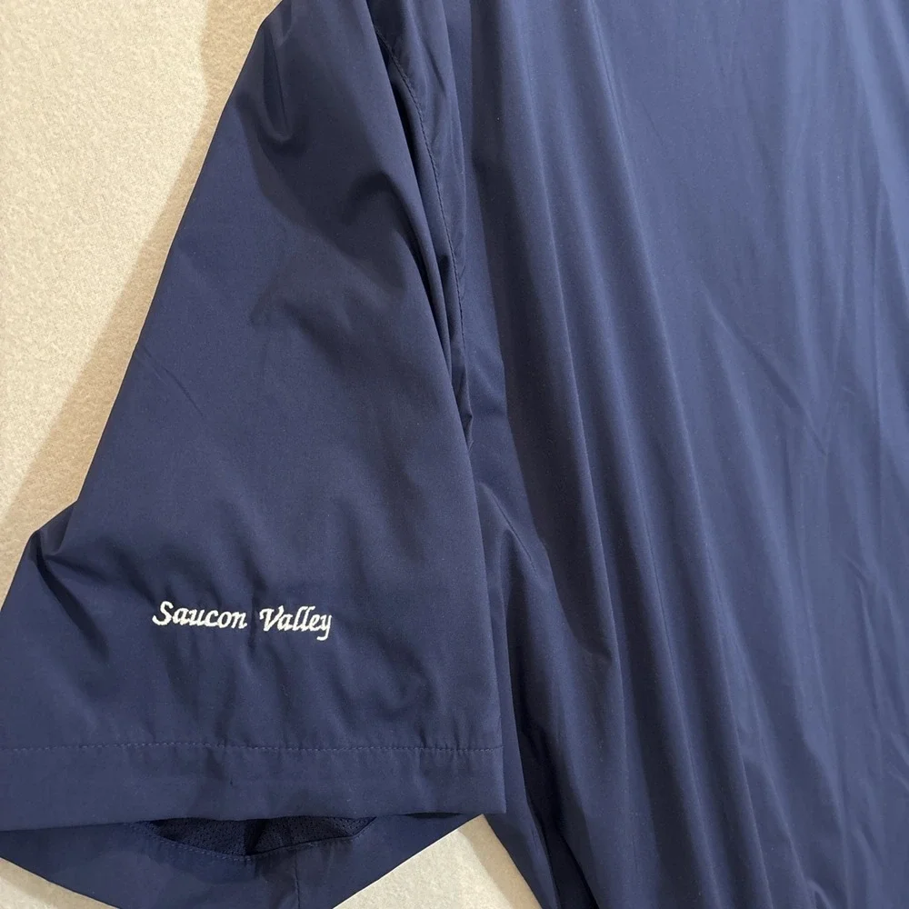 Polo Golf Ralph Lauren XL Windbreaker Jacket Short Sleeve‎ Mens 1/4 Zip EUC